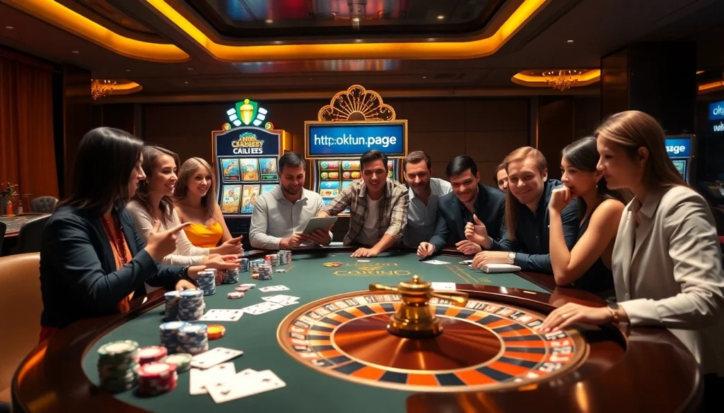 Experience the excitement of casino gaming at https://okfun.page with vibrant tables and enthusiastic players.