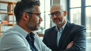 Consultation with an Auto Injury Lawyer Clearwater FL in a professional office environment.