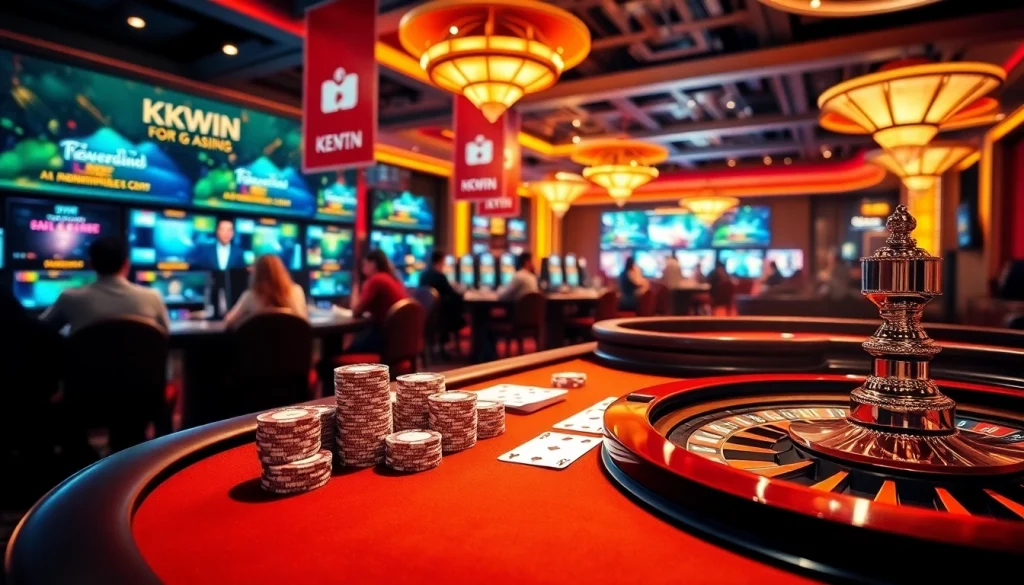 Experience thrilling gameplay at https://kkwin.life/ with vibrant casino tables and exciting betting action.