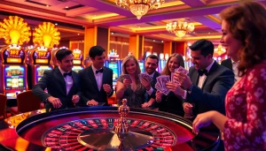 Gambling excitement at a roulette table celebrating wins linked to hidden wiki connections.