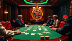 Experience the thrill of blackjack at https://32win.capital/ casino, showcasing vibrant gaming tables and engaging players.