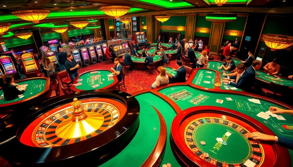 Engage in thrilling gameplay at hello88k.blog with exciting casino tables and vibrant slot machines.