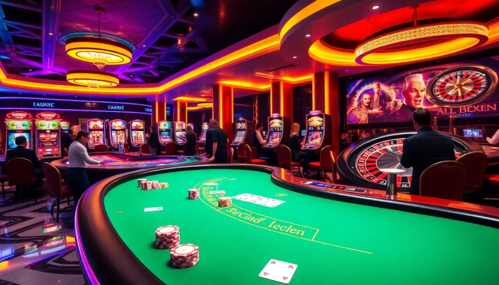 Des joueurs engagés aux jeux de table et aux machines à sous mettent en avant l'expérience des meilleurs casinos en ligne.