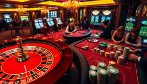 Ressentez l'excitation des meilleurs casinos en ligne avec des joueurs s'engageant à des tables luxueuses.